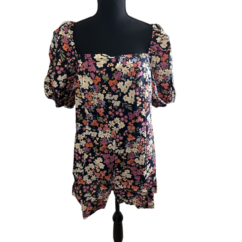 Princess Highway Women's Lightweight Floral Multi-Color Romper, Size 16